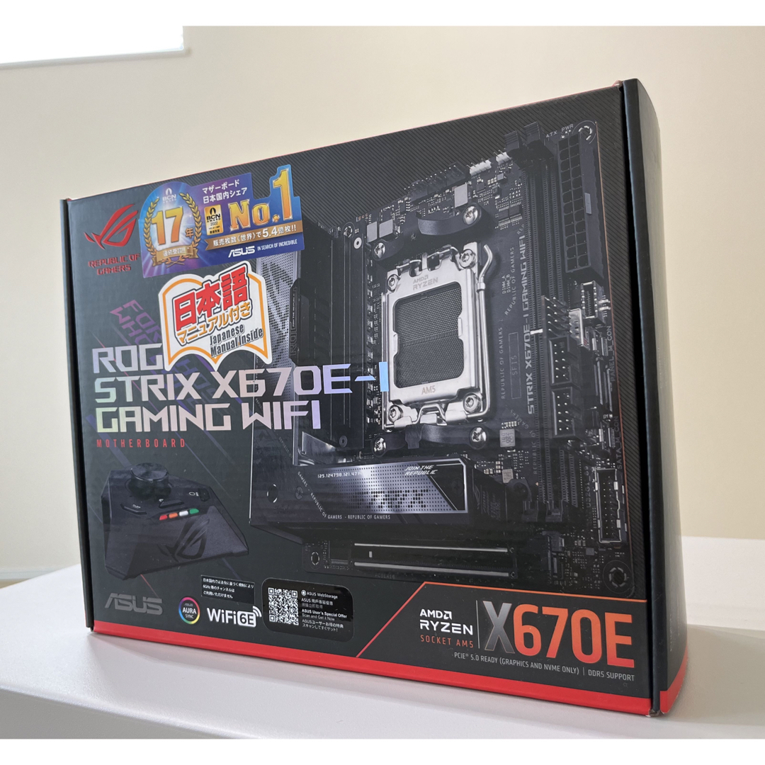 ROG STRIX X670E-I GAMING WIFI 新品PC/タブレット