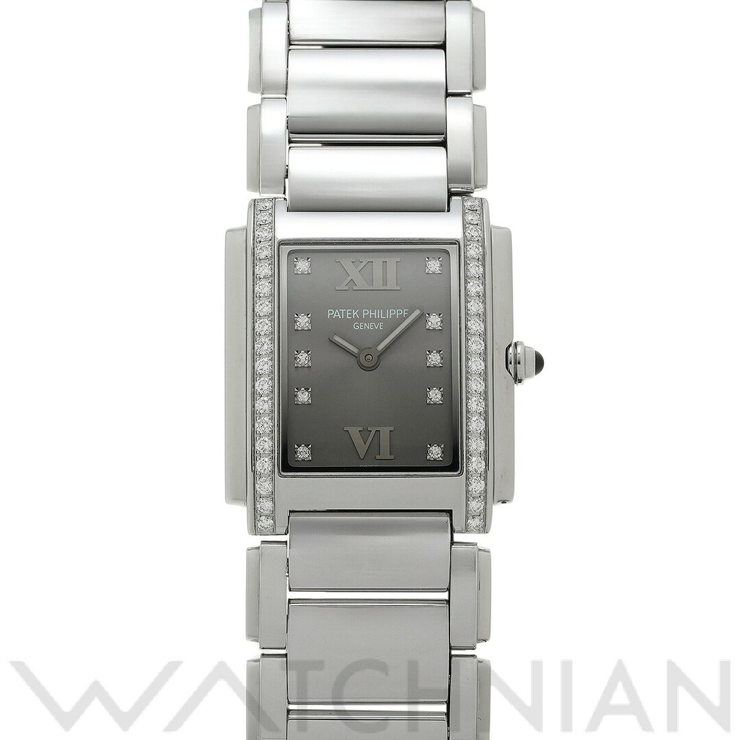 パテック フィリップ PATEK PHILIPPE 4910/10A-010 グレー /ダイヤモンド レディース 腕時計