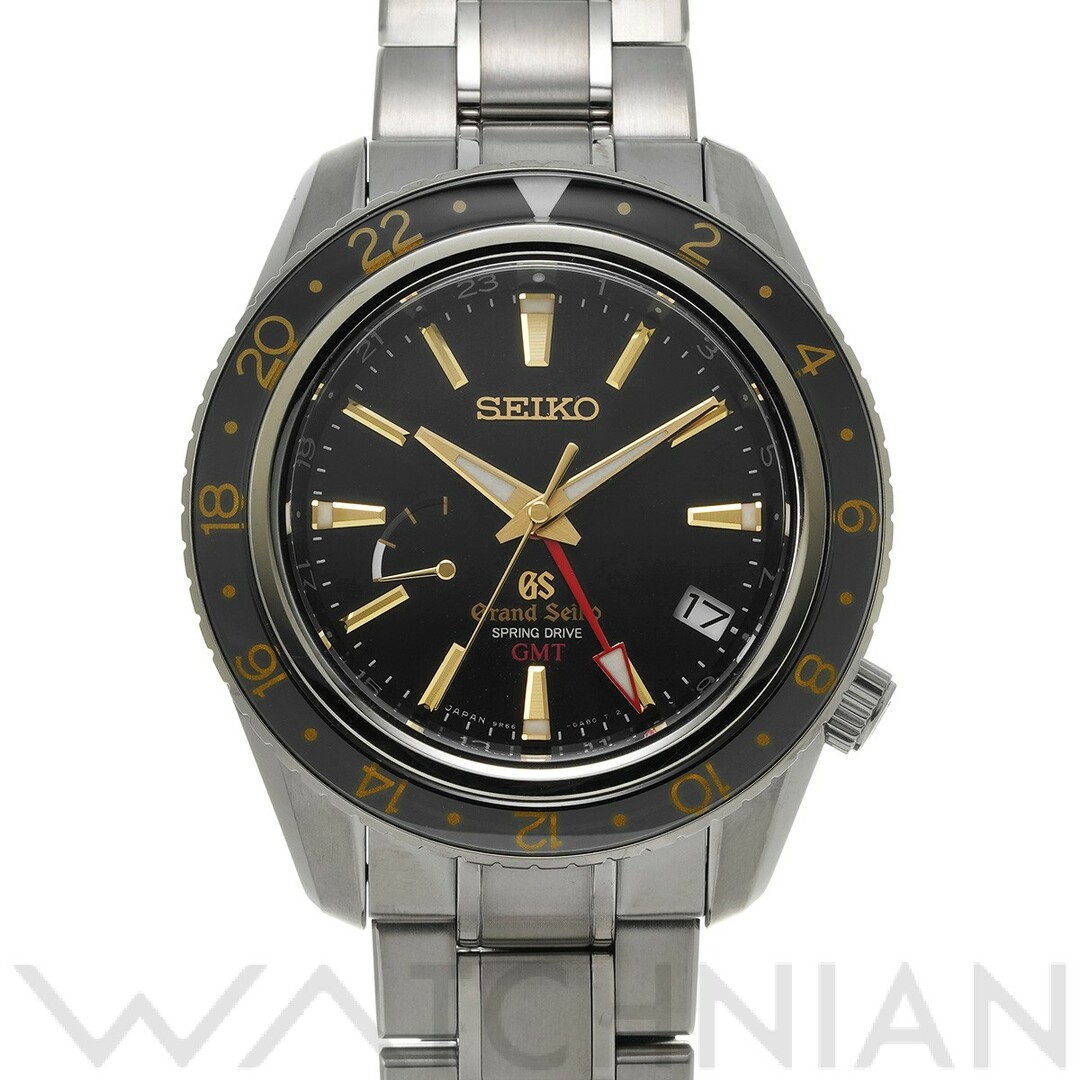 グランドセイコー Grand Seiko SBGE015 ブラック メンズ 腕時計