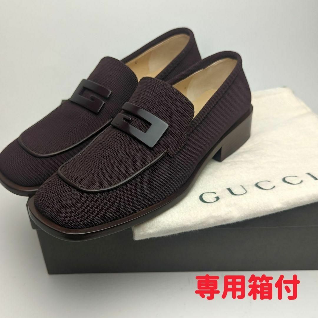 Gucci(グッチ)の未使用さん♥GUCCIグッチ　ローファー　6C　ブラウン レディースの靴/シューズ(ハイヒール/パンプス)の商品写真