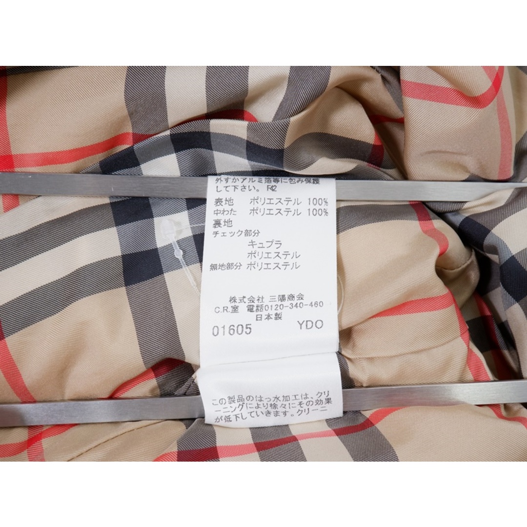 BURBERRY LONDONバーバリーロンドン ノバチェック裏地フード付き中綿キルティングAラインコート【11】【LCTA72538】