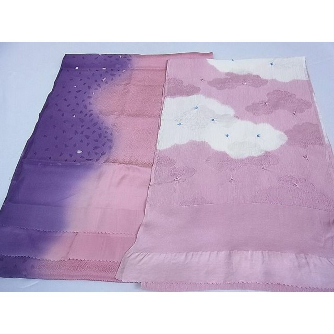 平和屋1■和装小物 上質な帯揚げ10枚セット 絞り 舞桜 箔散らし 丹後ちりめんなど 逸品 未使用 3s500104