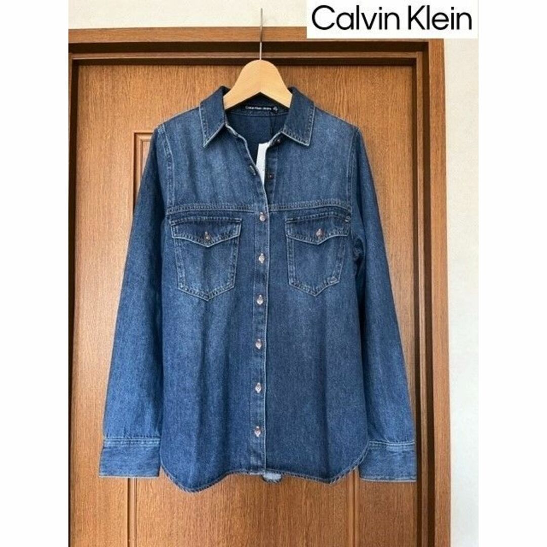 Calvin Klein(カルバンクライン)の新品カルバンクライン★デニムシャツ／デニムジャケット レディースのジャケット/アウター(Gジャン/デニムジャケット)の商品写真