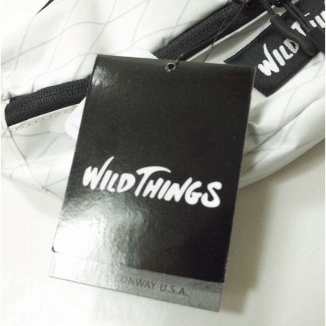 WILDTHINGS(ワイルドシングス)のWILDTHINGS ワイルドシングス X-PAC WAIST BAG ウエストバッグ WT-380-0075 WHITE ウエストポーチ ボディバッグ カバン【新古品】【中古】【WILDTHINGS】 メンズのバッグ(ウエストポーチ)の商品写真