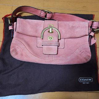 コーチ(COACH)のCOACH　スエードショルダーバッグ(ショルダーバッグ)