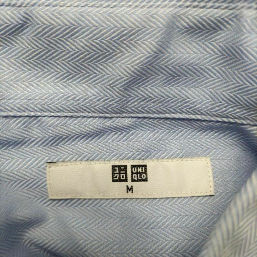 UNIQLO(ユニクロ)のUNIQLO ユニクロ ドライ イージーケア 半袖シャツ ブルー M メンズのトップス(シャツ)の商品写真