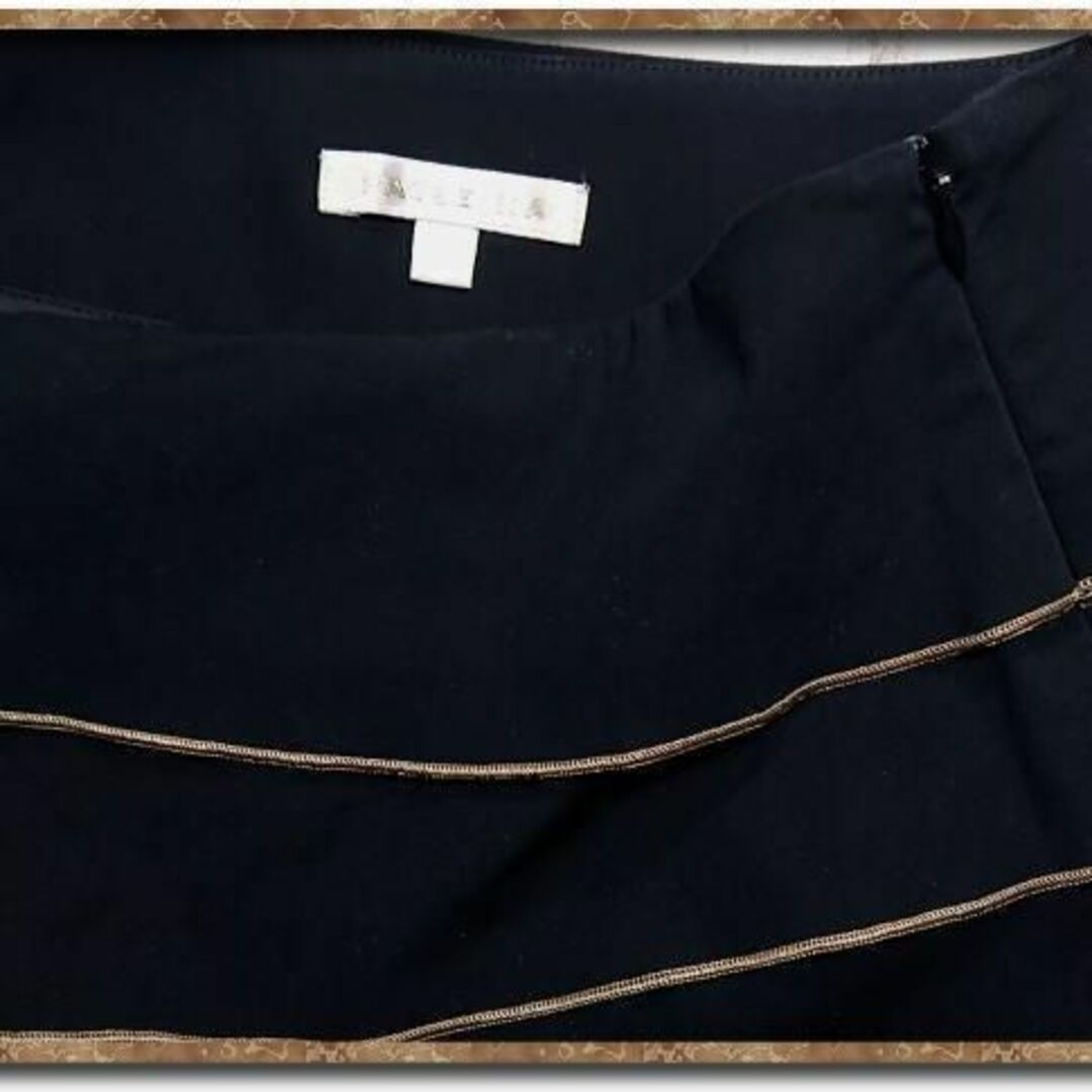 PAULE KA(ポールカ)のポールカ　ティアードスカート　黒 レディースのスカート(ミニスカート)の商品写真