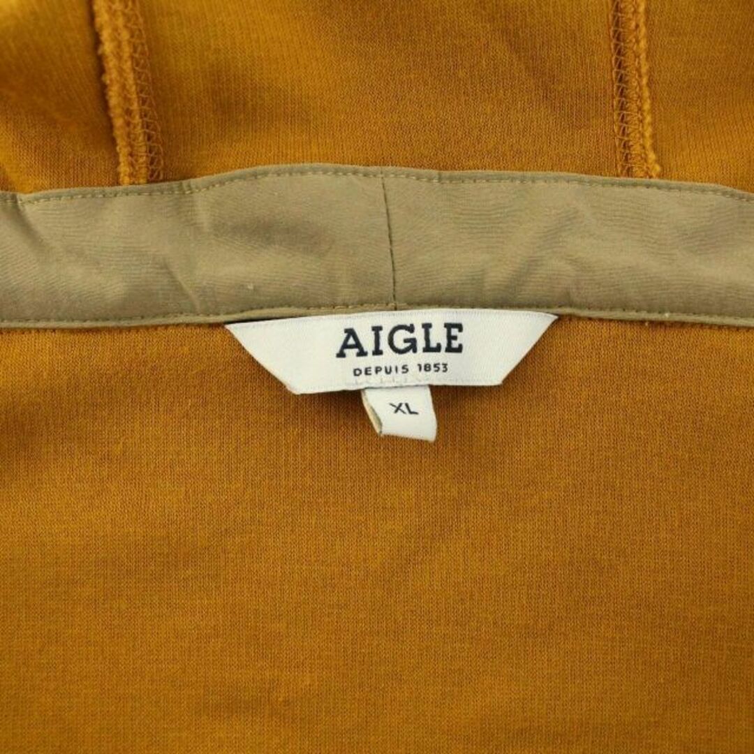 AIGLE(エーグル)のAIGLE フリース フルジッパー パーカー ZSH057J XL 茶 メンズのトップス(パーカー)の商品写真