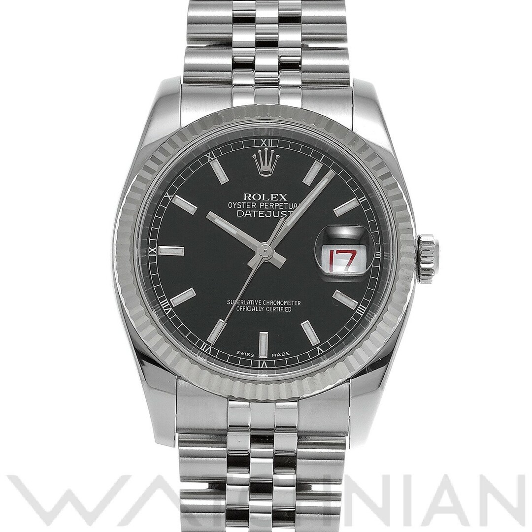 ロレックス ROLEX 116234 M番(2007年頃製造) ホワイト メンズ 腕時計