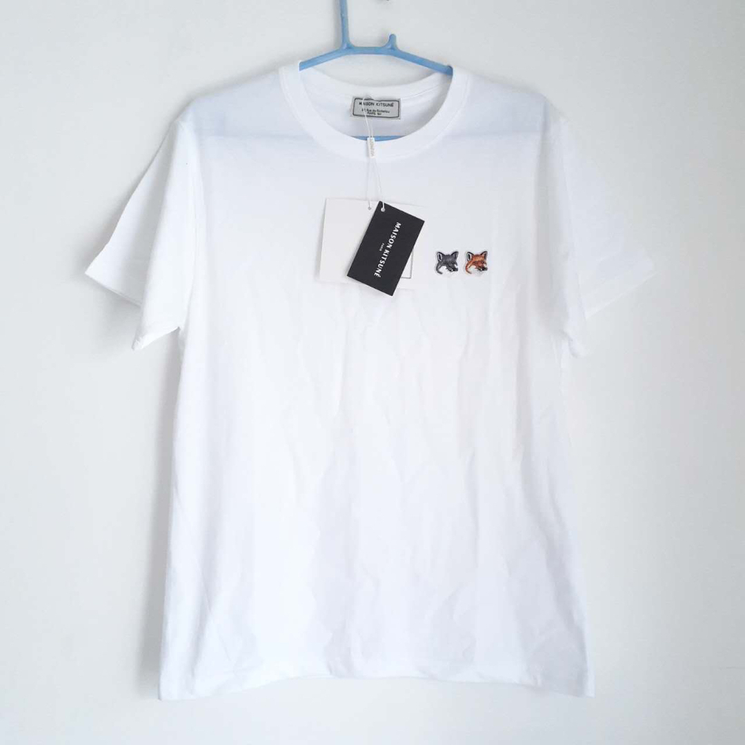 メゾンキツネ MAISON KITSUNE XSサイズ 白 フォックス Tシャツ