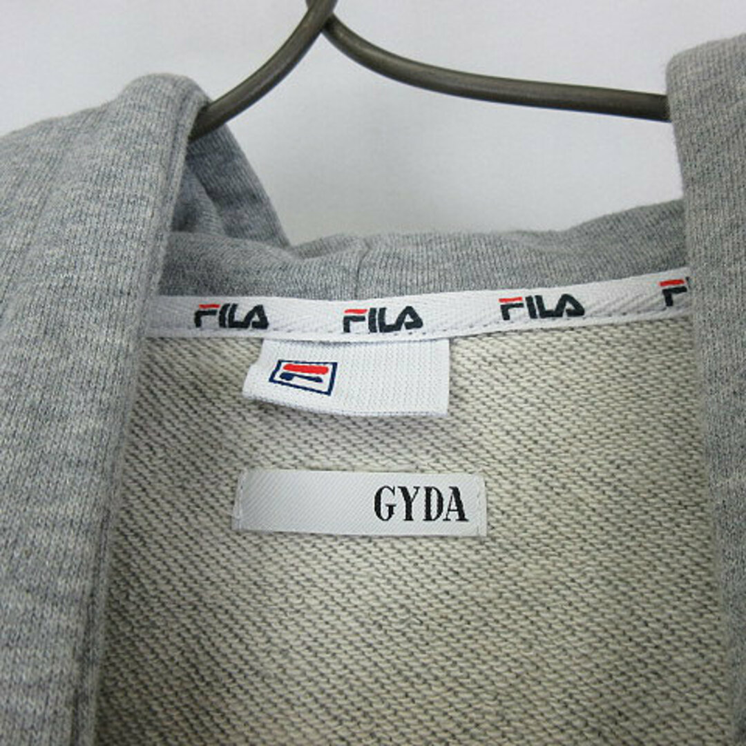 GYDA(ジェイダ)のジェイダ GYDA FILA フィラ ショート スウェット パーカー  レディースのトップス(パーカー)の商品写真