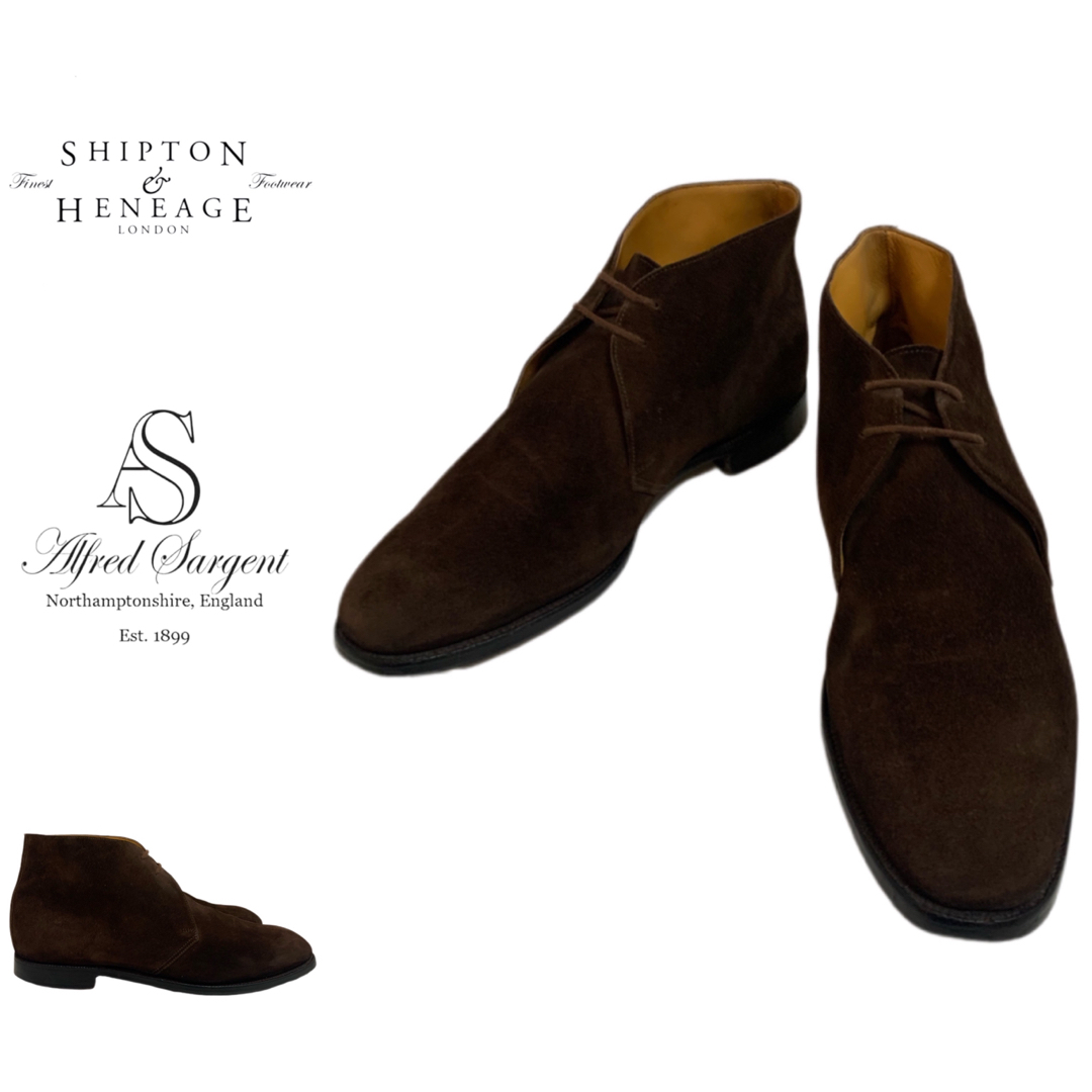 SHIPTON & HENEAGE×Alfred Sargent チャッカブーツ