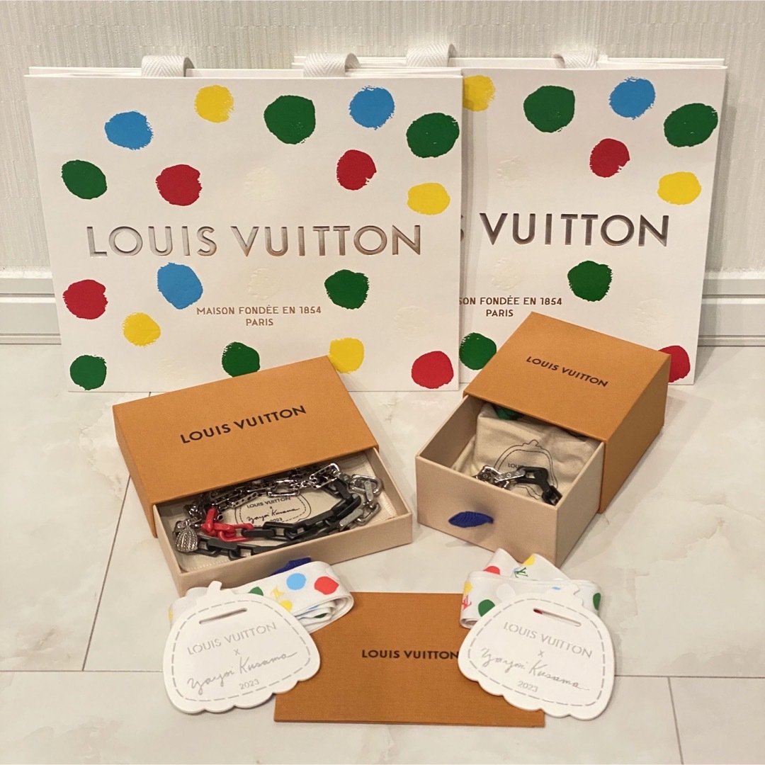 ルイヴィトン 草間彌生 LV × YK ネックレス ブレスレット 2点セット | フリマアプリ ラクマ