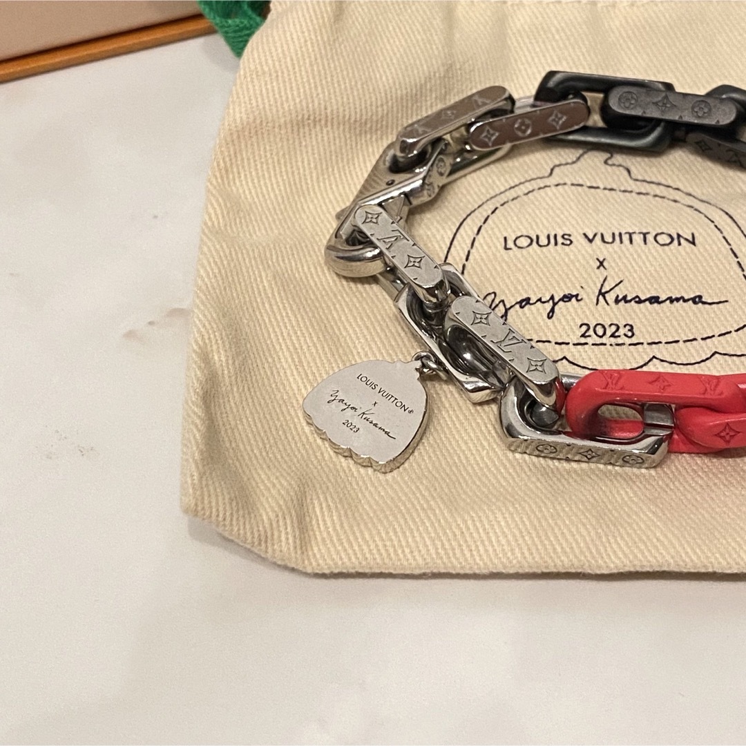 LOUIS VUITTON(ルイヴィトン)のルイヴィトン 草間彌生 LV × YK ネックレス ブレスレット 2点セット メンズのアクセサリー(ネックレス)の商品写真