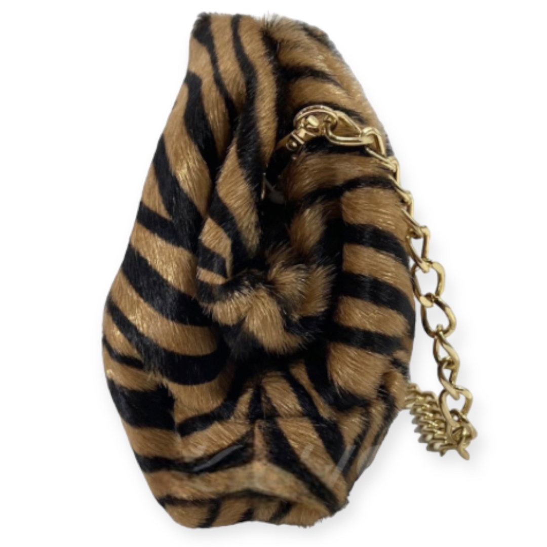 AULENTTI Zebra 2Way Clutch Bag クラッチバッグ-bydowpharmacy.com