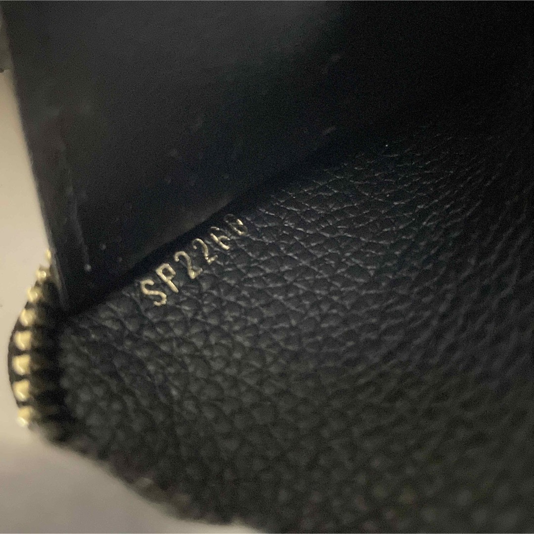 Louis Vuitton 極美品 黒 財布 アンプラント クレマンス ヴィトン
