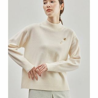 ロペ(ROPE’)の【オフホワイト（15）】【高評価】カシミヤブレンド ビルドネックニット(ニット/セーター)