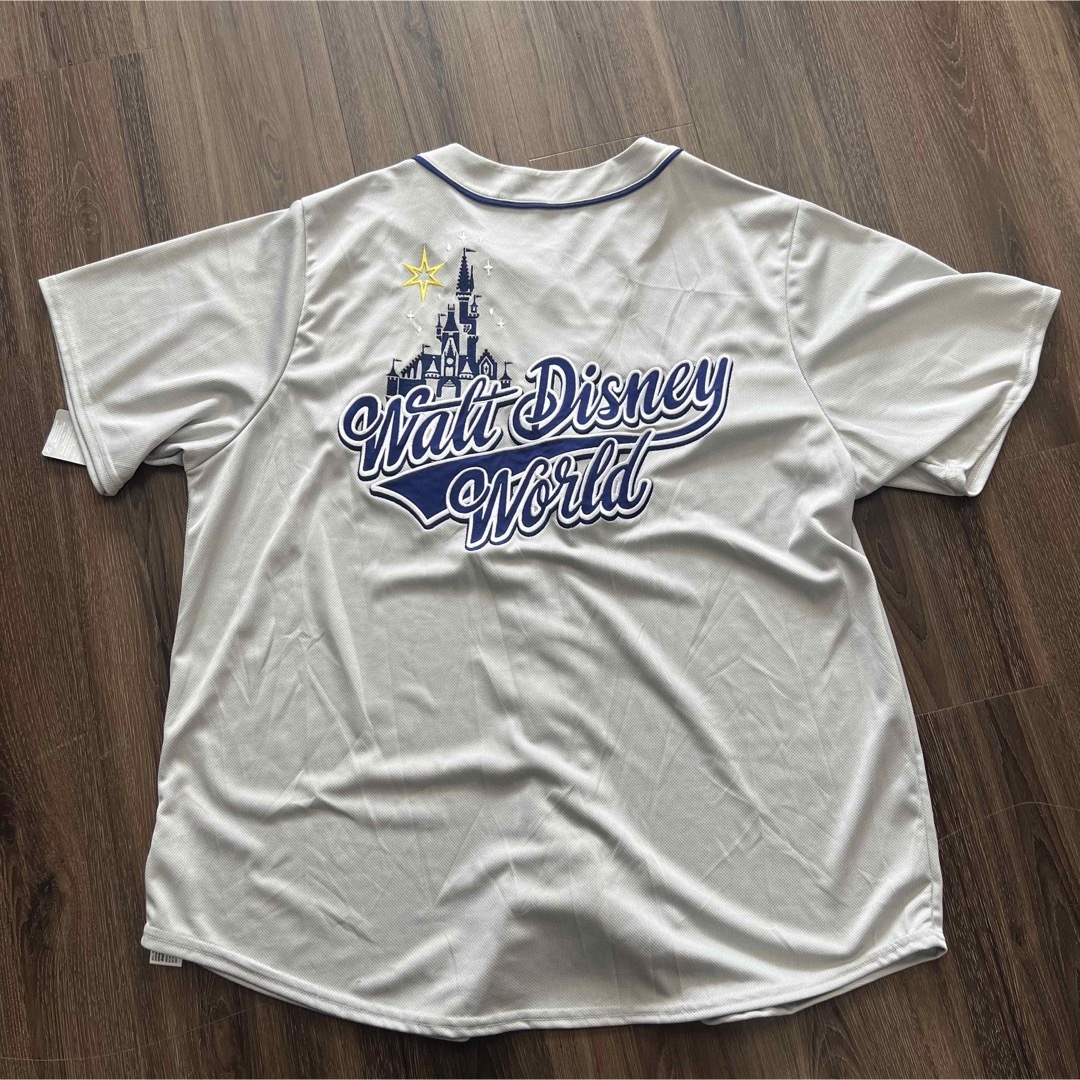 Disney ディズニー　ベースボールシャツ　オーバーサイズ　半袖