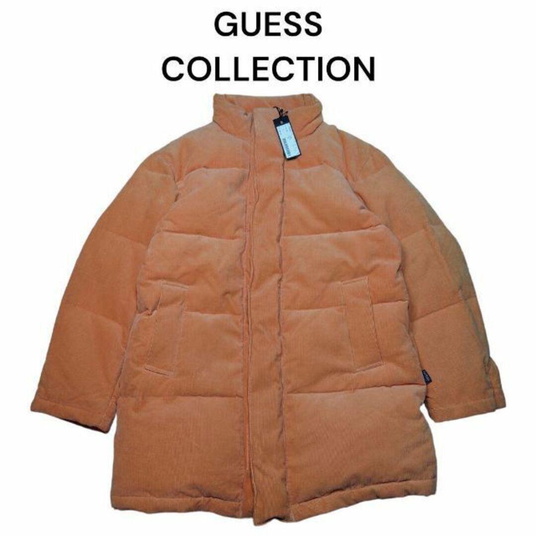 GUESS(ゲス)のGUESS COLLECTION　コーデュロイダウンジャケット　ゲス　古着 レディースのジャケット/アウター(ダウンジャケット)の商品写真