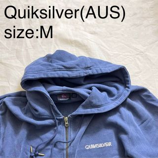 クイックシルバー(QUIKSILVER)のQuiksilver(AUS)ビンテージフルジップスウェットパーカ(パーカー)