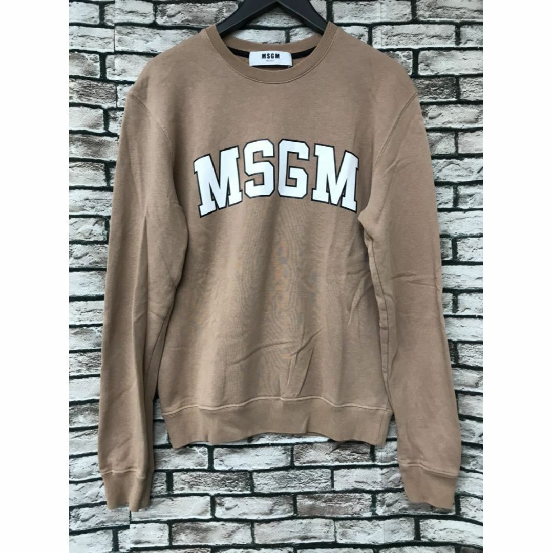 MSGM - MSGM エムエスジーエム☆ロゴプリントクルーネックスウェット