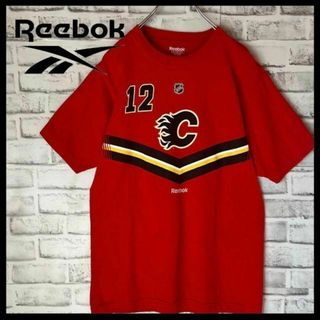 美品！NHL Reebok×CALGARY FLAMES ゲームシャツ！