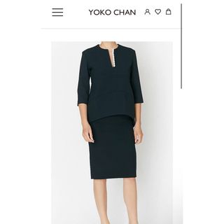 ヨーコチャン(YOKO CHAN)の【美品】YOKOCHAN 　タイトスカート　サイズ38(ひざ丈スカート)