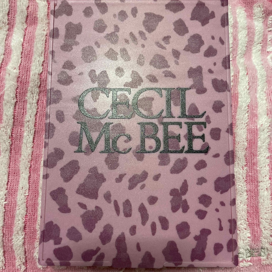 CECIL McBEE(セシルマクビー)の最新☆新品☆CECIL McBEE☆ロゴミラー☆ピンク☆ レディースのファッション小物(ミラー)の商品写真