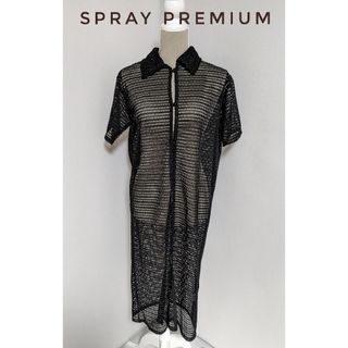 スプレイ(SpRay)のSPRAY PREMIUM スプレイプレミアム メッシュロングシャツ チュニック(チュニック)