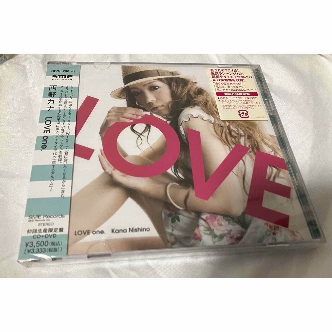 新品未開封 西野カナ Love one to Love 初回限定盤