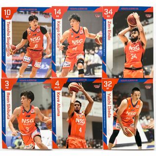 B.LEAGUE BBM カード 2023 　新潟アルビレックスBB　6枚セット(シングルカード)