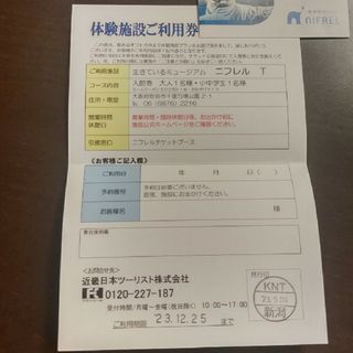 ニフレル　入館券　3800円相当+α(水族館)