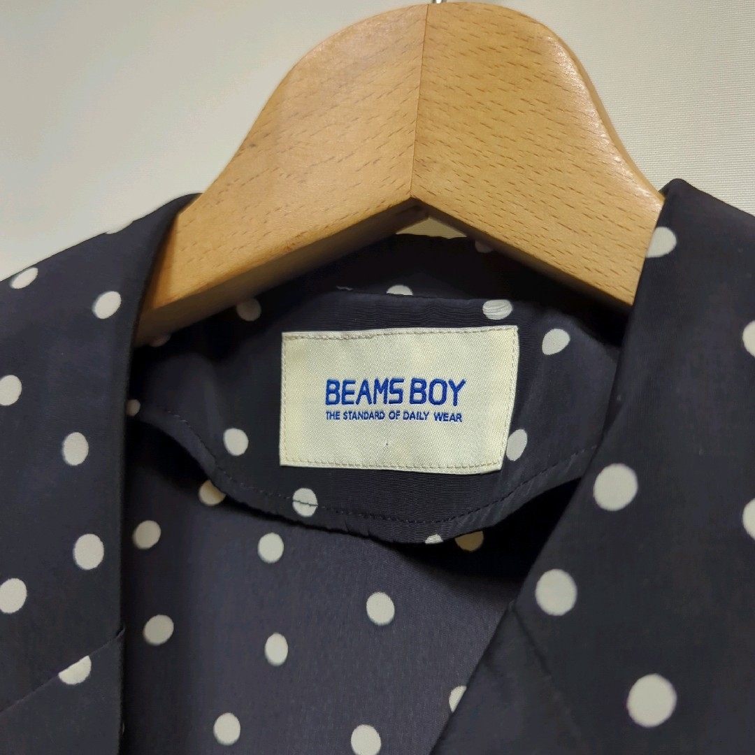 BEAMS BOY - ☆BEAMS BOY ドット カシュクール ガウン ロング BEAMS BOY - ☆BEAMS BOY ドット カシュクール ガウン ロング