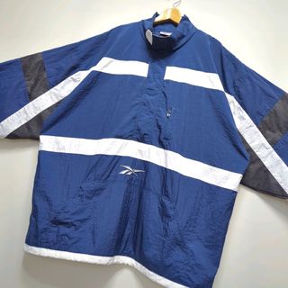 【タグ付】Reebok プルオーバウィンドブレーカー  リーボック  M