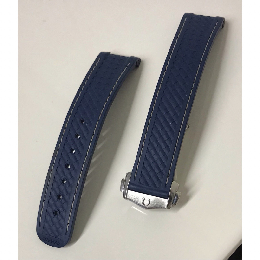 OMEGA 純正 アクアテラ ラバーベルト Dバックル オメガ 20mm 41