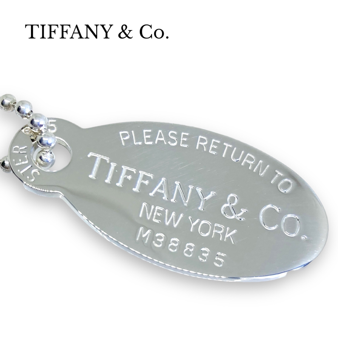 Tiffany リターントゥティファニー　ロングプレートネックレスクリーニング済