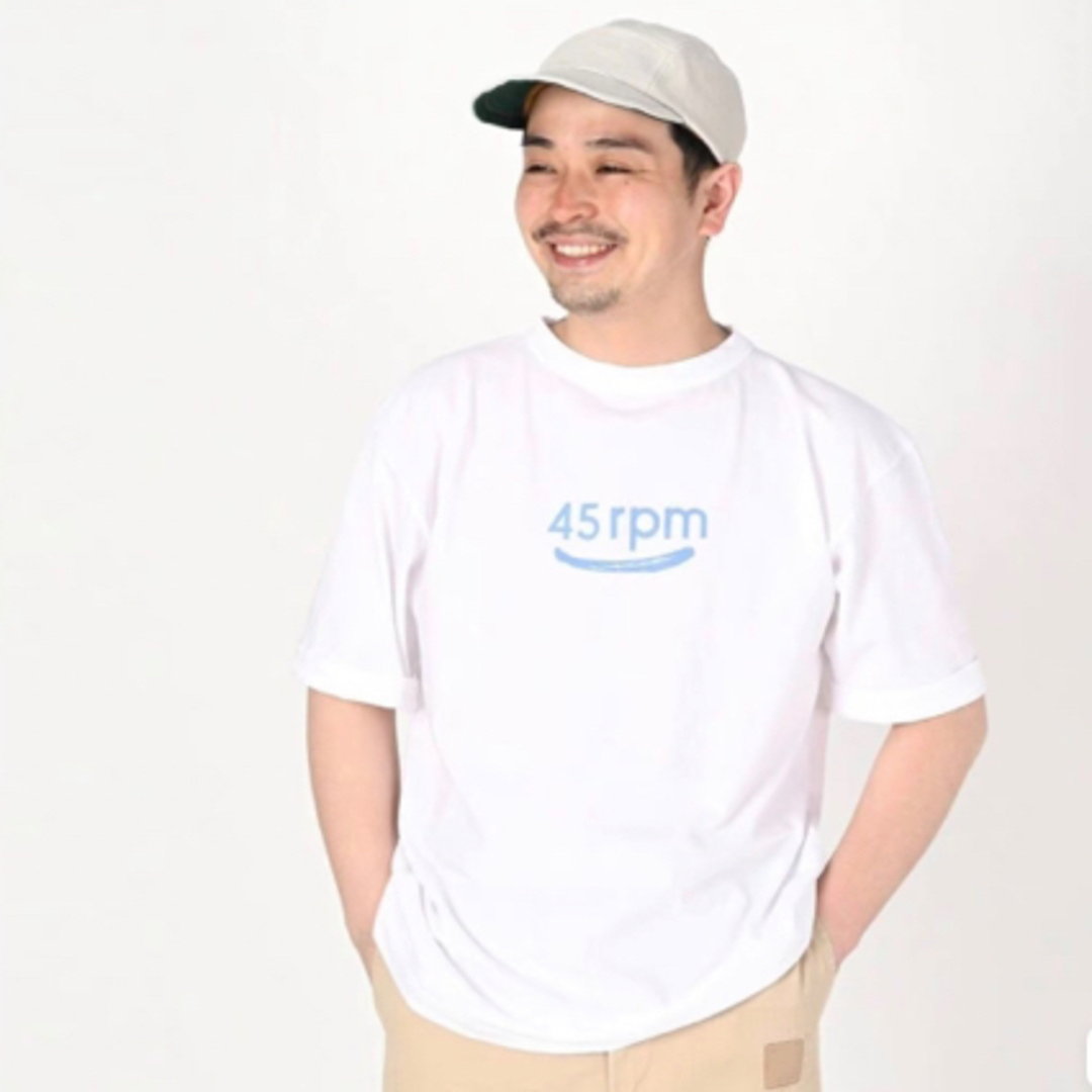 45R/45rpm葉山コットン半袖Tシャツ