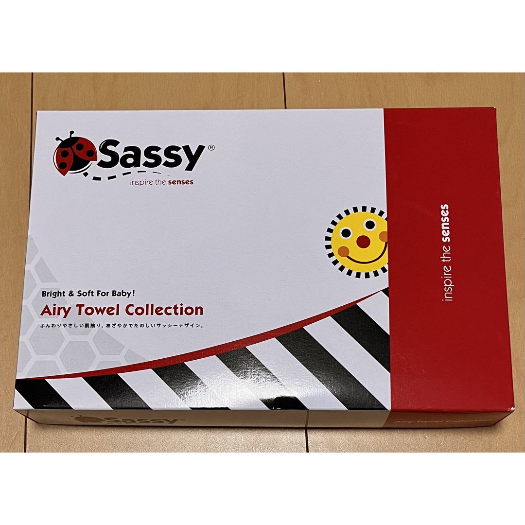 Sassy(サッシー)のSassy ミニタオルセット ブルー&イエロー キッズ/ベビー/マタニティのこども用ファッション小物(その他)の商品写真