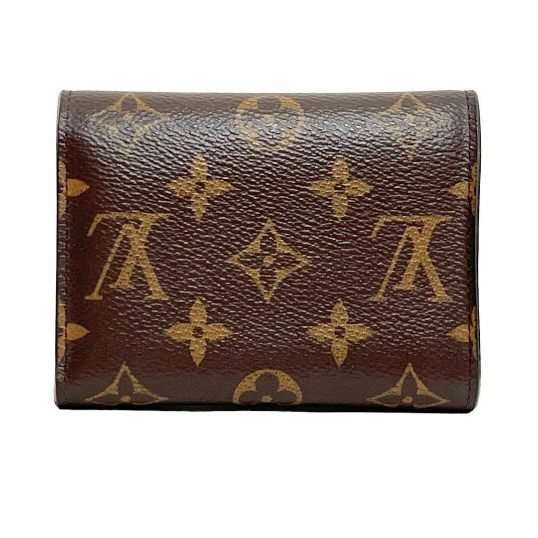 LOUIS VUITTON ルイ・ヴィトン ポルトフォイユ ヴィクトリーヌ 二つ折り財布 モノグラム×ローズ・バレリーヌ M62360 SF4148 レディース