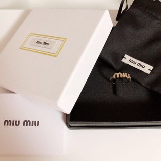 ミュウミュウ リング(指輪)の通販 24点 | miumiuのレディースを買う