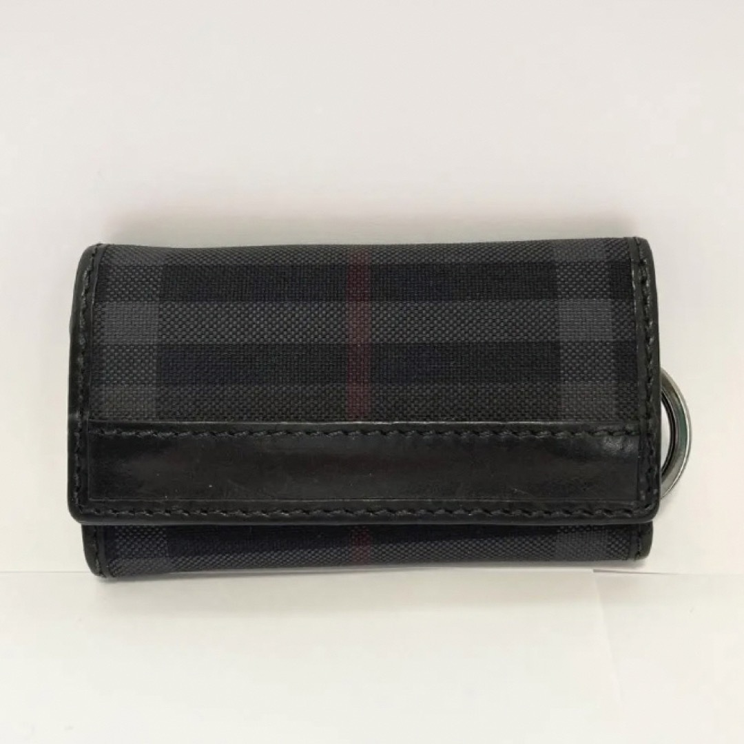 Burberry バーバリー 6連キーケース 鍵入れ ブラック 黒