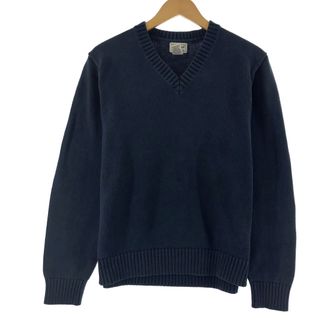 エルエルビーン(L.L.Bean)の古着 エルエルビーン L.L.Bean Vネック コットンニットセーター メンズM /eaa369634(ニット/セーター)