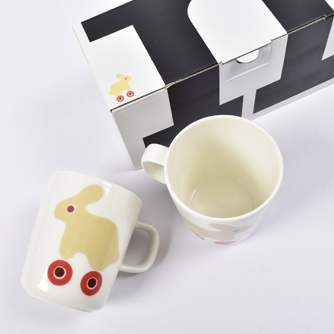 マリメッコ マグカップ　うさぎ　ルッラ　2個セット 食器 MARIMEKKO