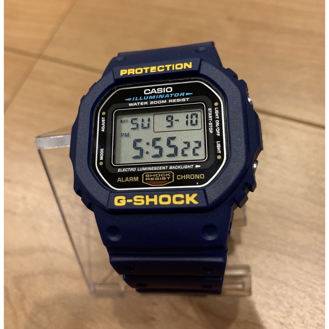 G-SHOCK(ジーショック)のCASIO G-SHOCK DW-5600E ブルースピードカスタム　青ネイビー メンズの時計(腕時計(デジタル))の商品写真