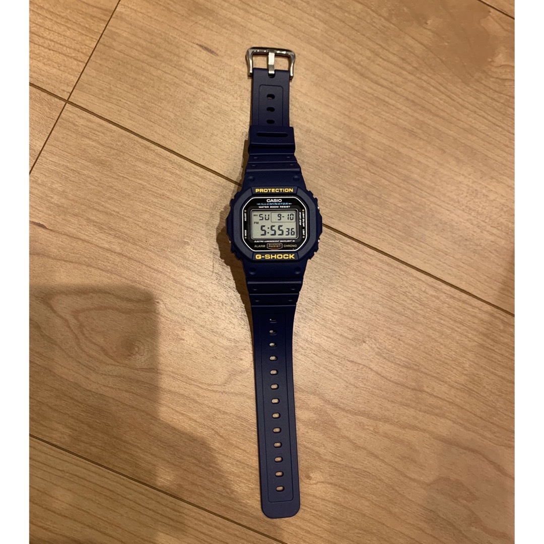 G-SHOCK(ジーショック)のCASIO G-SHOCK DW-5600E ブルースピードカスタム　青ネイビー メンズの時計(腕時計(デジタル))の商品写真