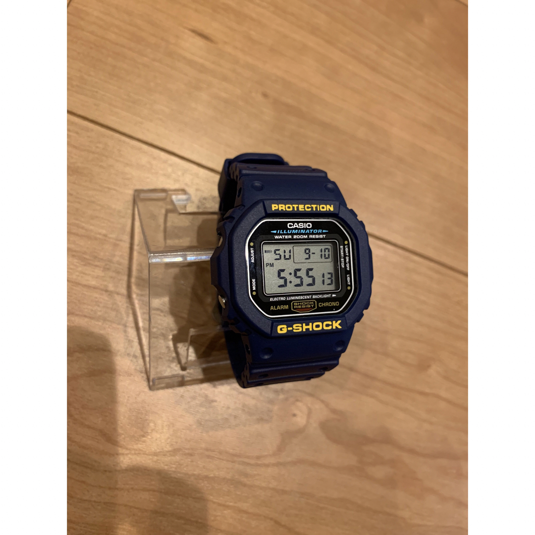 G-SHOCK(ジーショック)のCASIO G-SHOCK DW-5600E ブルースピードカスタム　青ネイビー メンズの時計(腕時計(デジタル))の商品写真