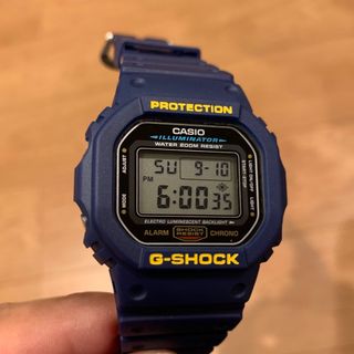 ジーショック(G-SHOCK)のCASIO G-SHOCK DW-5600E ブルースピードカスタム　青ネイビー(腕時計(デジタル))