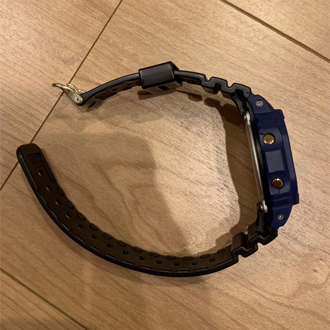 CASIO G-SHOCK DW-5600 ゴールド液晶 カスタム ブルーの通販 by CASIO G-SHOCK DW-5600 ゴールド液晶 カスタム ブルーの通販 by