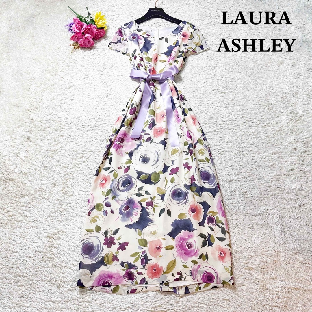 LAURA ASHLEY - 希少デザインꕤ ローラアシュレイ 大きいサイズ ロング