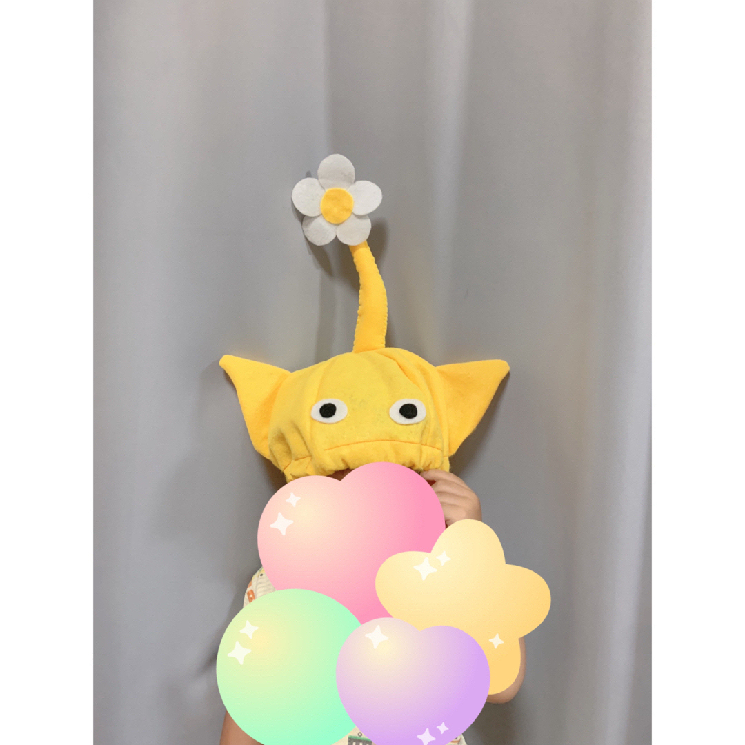 オーダー再開 ピクミン帽子 ピクミン ハロウィン コスプレ - 帽子